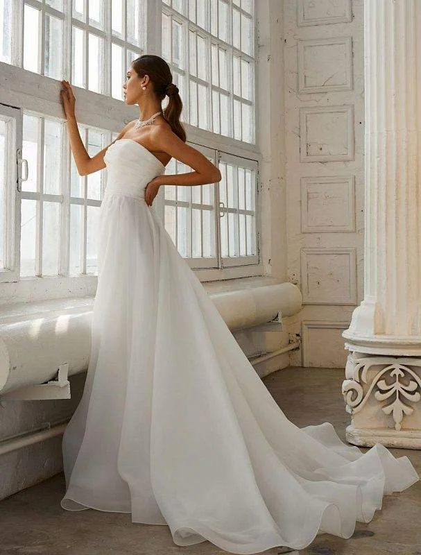Big Discounts Duck White Wedding Dress