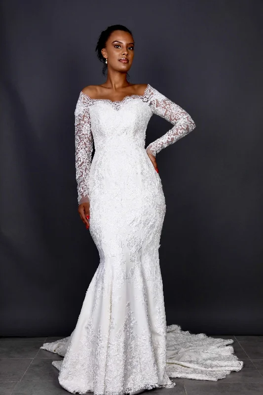 Weekend Deal Wedding Dress with Lace Mermaid