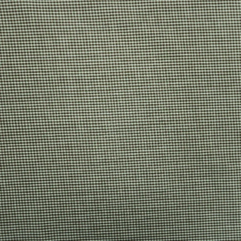 Savings Spectacular Brown and White Shepards Check Cotton Blended Broadcloth
