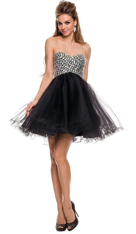 Exclusive Savings Nox Anabel - 6010 Beaded Sweetheart A-Line Dress