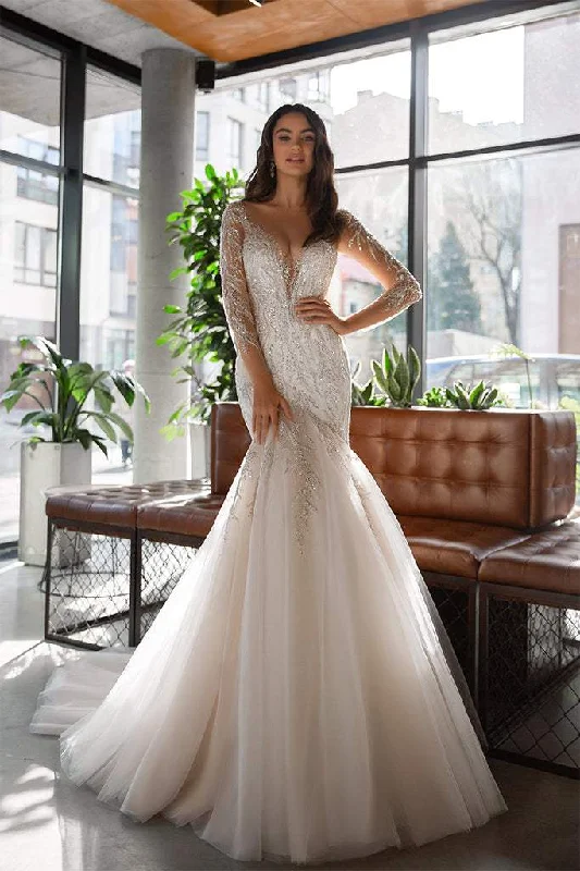 Buy More, Save More Slinky White Wedding Dress