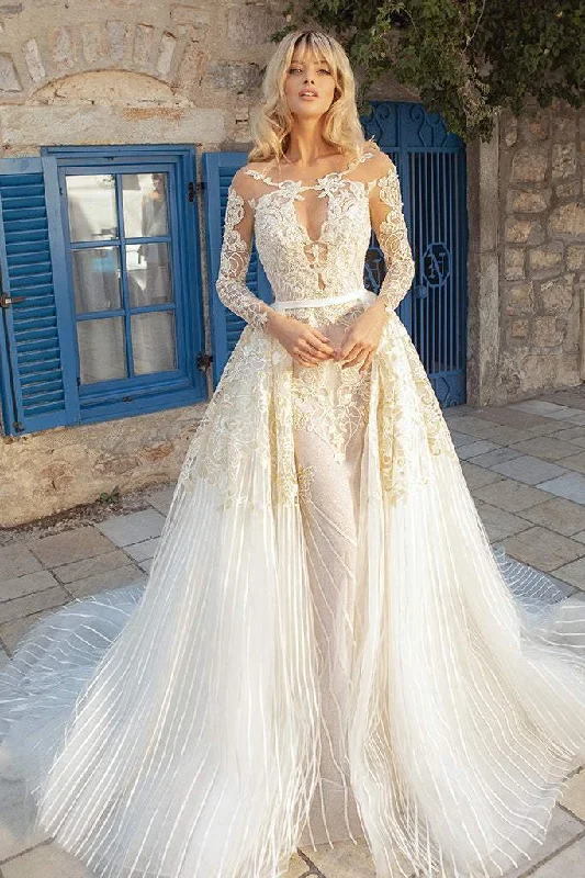 Fantastic Offers Wedding dress Laced with Detachable Skirt