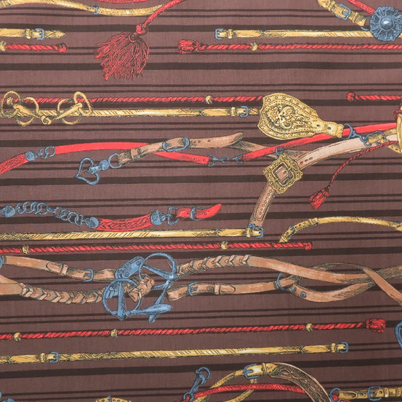Get It Before It’s Gone Belt Pattern Printed Cotton Blended Broadcloth