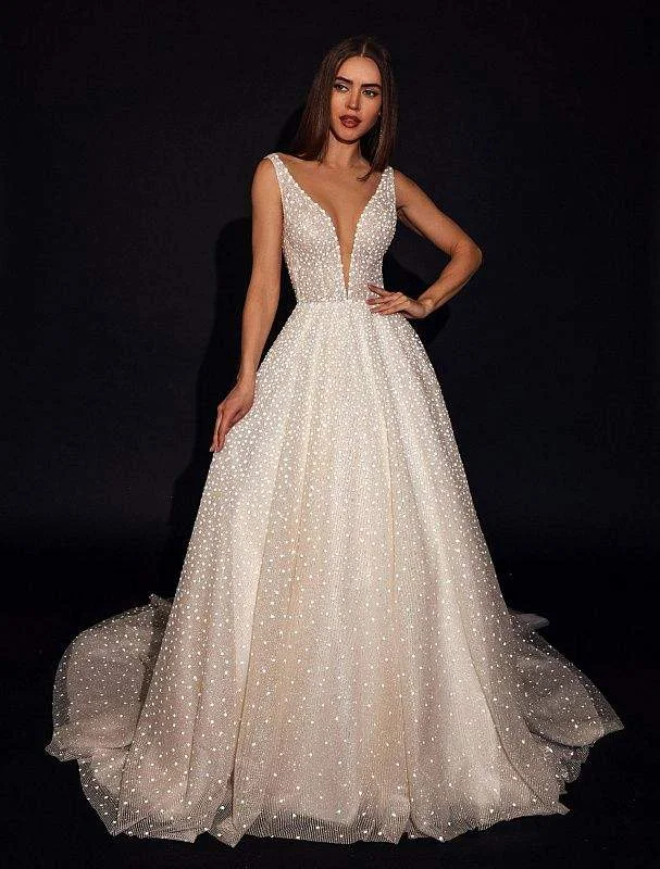 Limited Time Cute White Wedding Dress