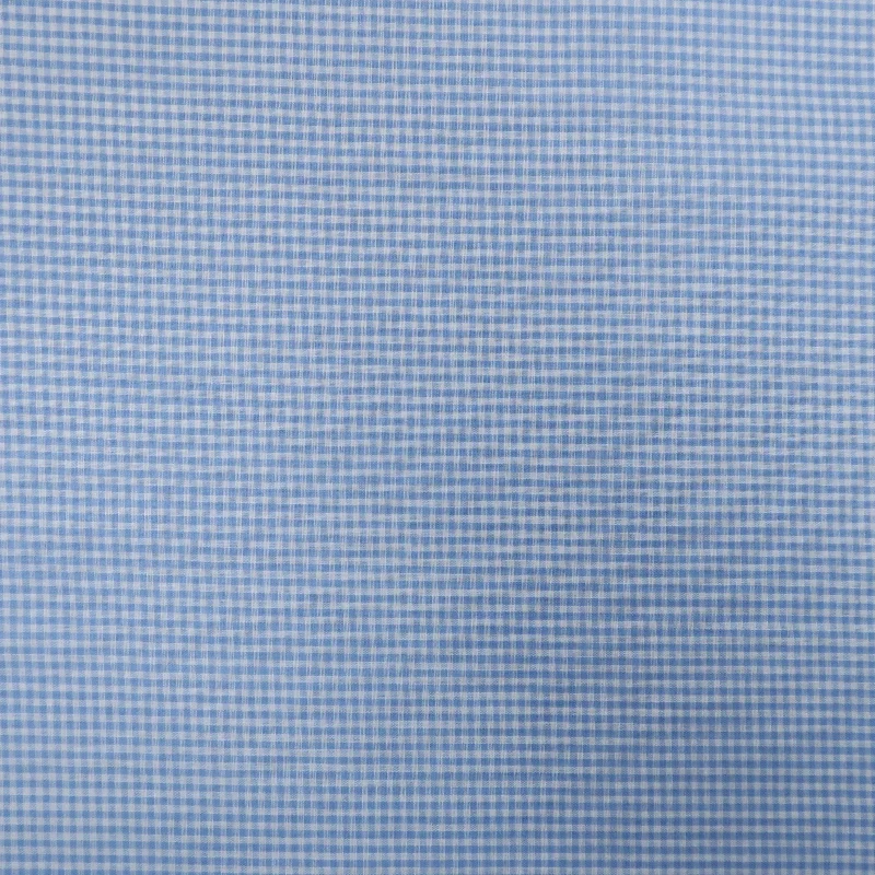 Today's Special Blue And White Shepards Check Cotton Blended Broadcloth