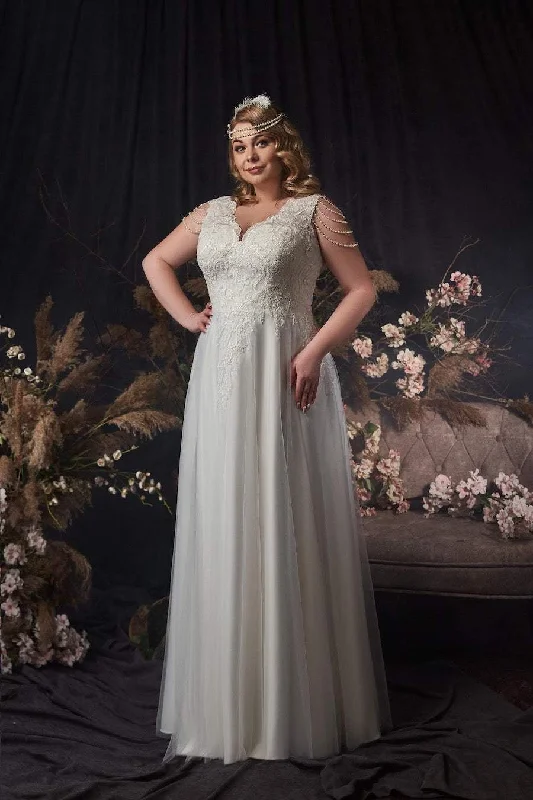 Discount Deals Empire Wedding Dress With Lace