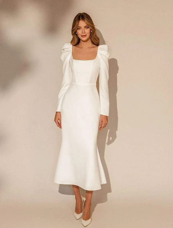 Instant Discount Bashful White Wedding Dress