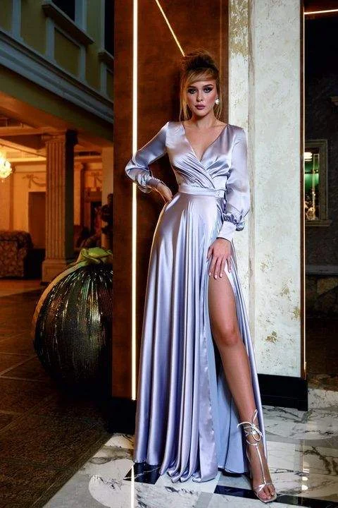 Deal Mania Buckra Blue Evening Dress