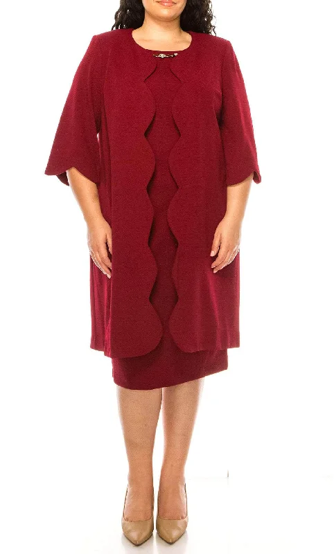 Act Now Maya Brooke 29733 - 2 Piece Formal Midi Dress