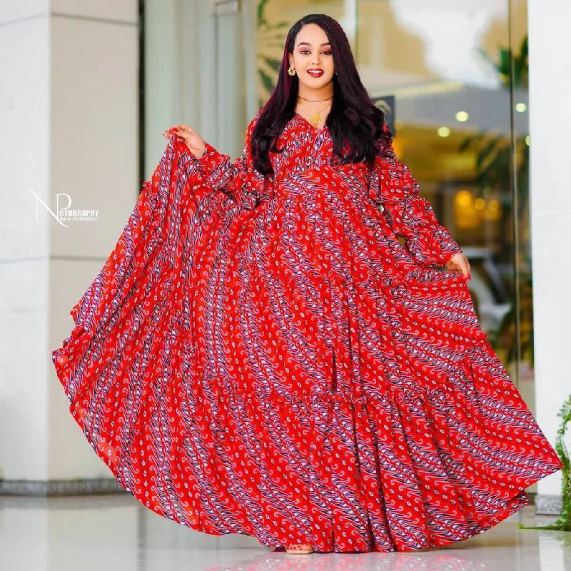 Special Offer Jani Habesha Chiffon Dress