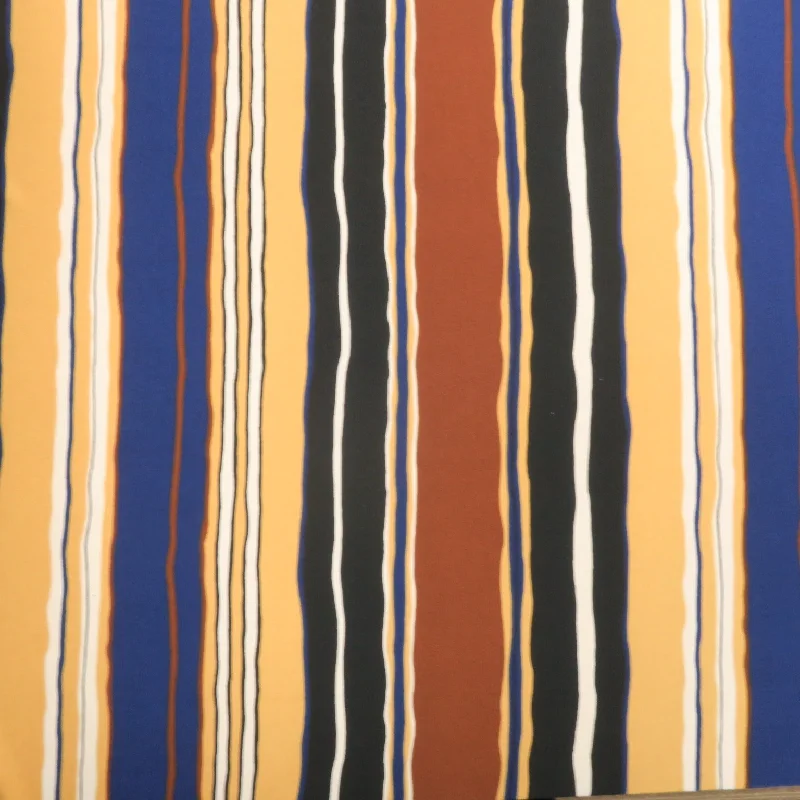 Best Deals Multicolor Vertical Stripes Jersey Stretch Fabric