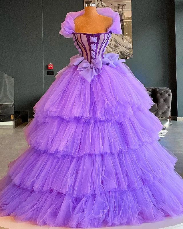 Today Only Captivating Frilled Evening Dress
