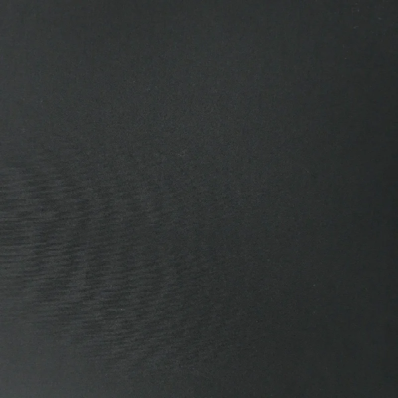 Hurry In Midnight Black Solid Cotton Blended Broadcloth