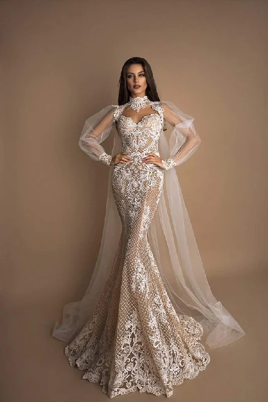Super Sale Lace Wedding Gown With Train