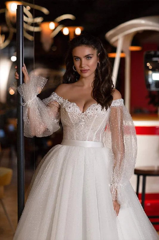 Early Access Happy White Wedding Dress