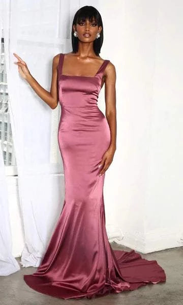 Unmissable Offer Drab Pink Evening Dress