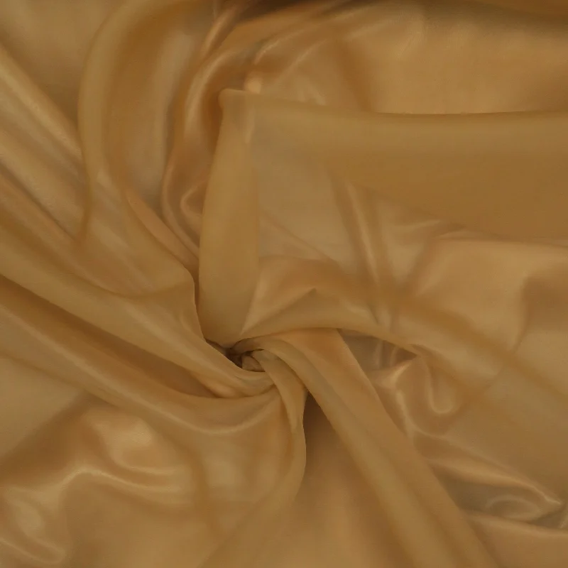 Super Savings Solid Honeysuckle Silk Organza Fabric 54" 8mm