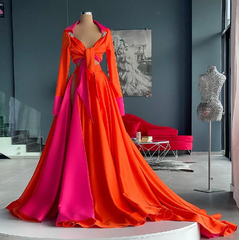 Value Deals Della Colorful Evening Long Dresses