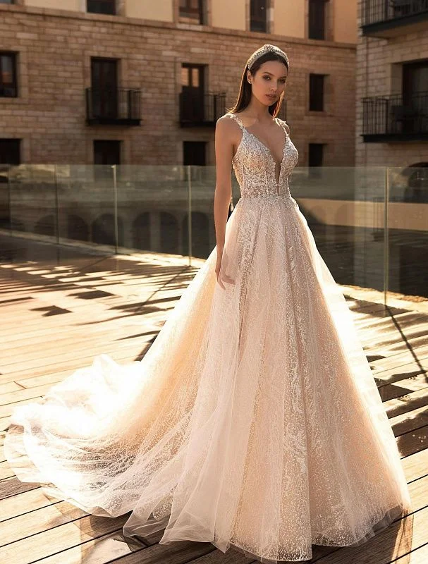 Special Promotion Blazing White Wedding Dress