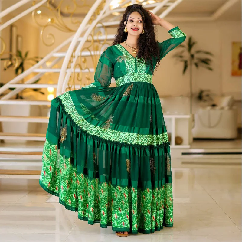 Must-Have Deals Traditional Ethiopian Chiffon Gown