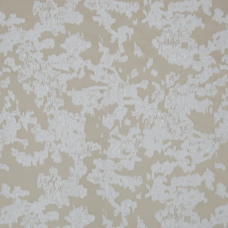 Discount Days White Abstract Textured Brocade Fabric