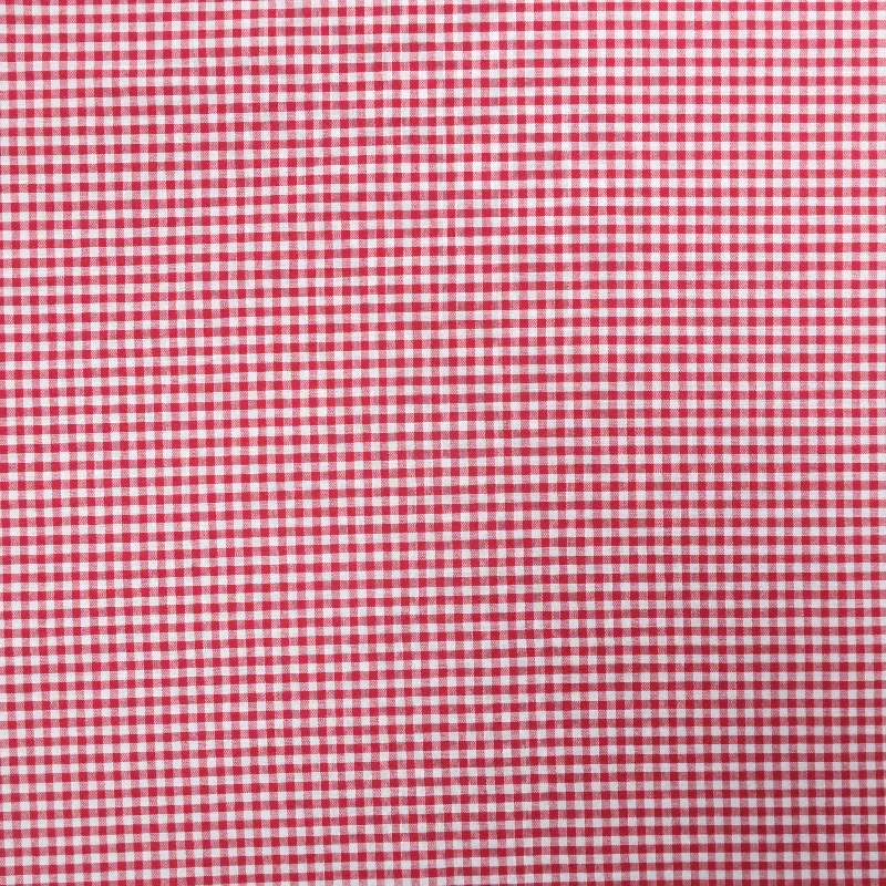 Buy More, Save More Red and White Shepards Check Cotton Blended Broadcloth