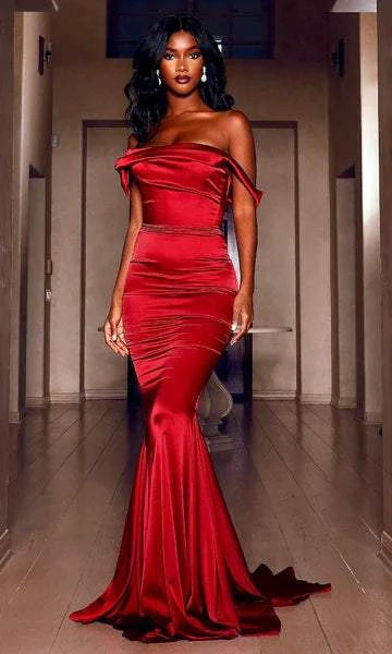 Exclusive Preview Rough Red Evening Dress