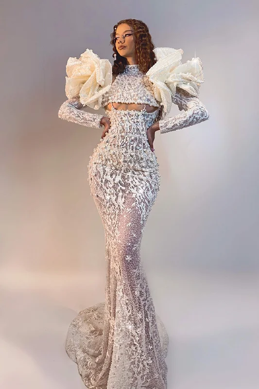Daily Specials Stunning Wedding Gown with Pearls