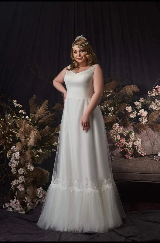 Crazy Deals Fronted White Wedding Dress