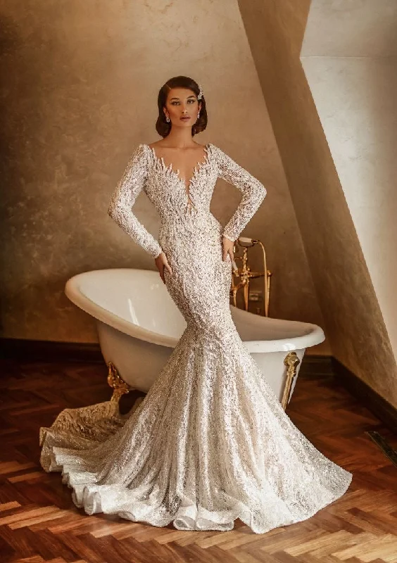 Special Price Explosive Mermaid White Wedding Dress