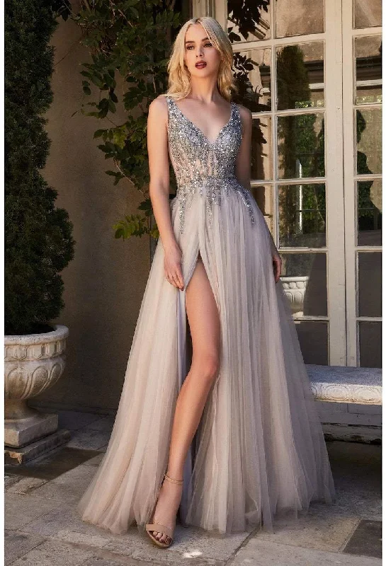 Deal Alert Monk Silver Evening Dress