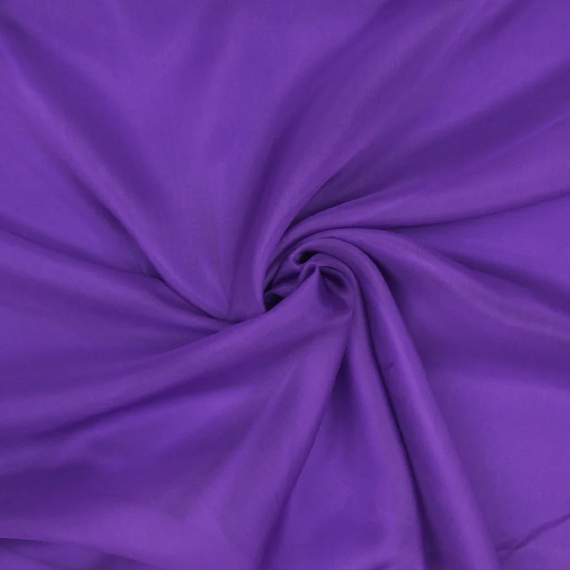 Weekend Flash Sale Solid Purple Silk Organza Fabric 54" 8mm
