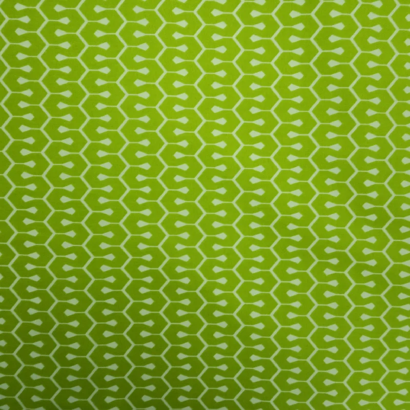 Midnight Sale Olive and White Cotton Blended Broadcloth