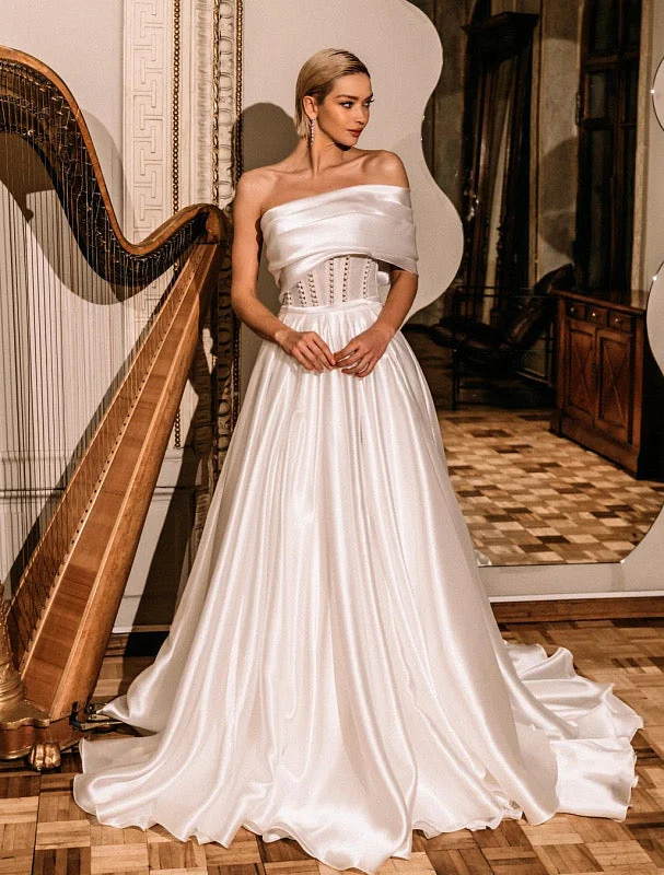 Midnight Madness Splendiferous White Wedding Dress