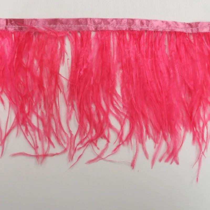 Savings Galore Pink Ostrich Feather Trim 2 PLY