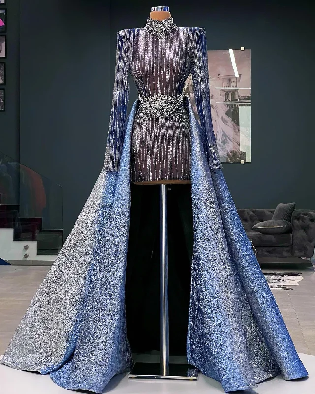Lowest Prices Jayda Blue Front Short Long Back Evening Gown