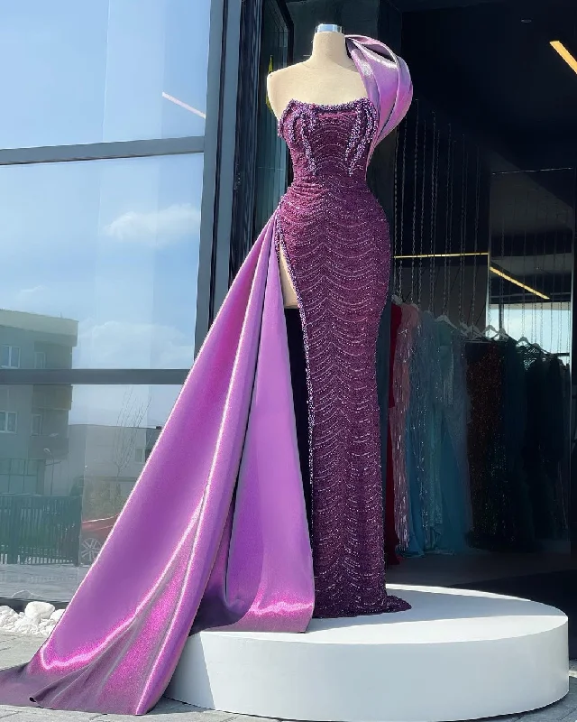 Extra Discounts Emblazoned Evening Dress