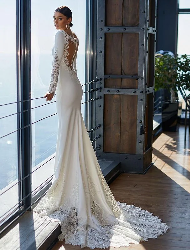 Unmissable Offer Entrancing White Wedding Dress