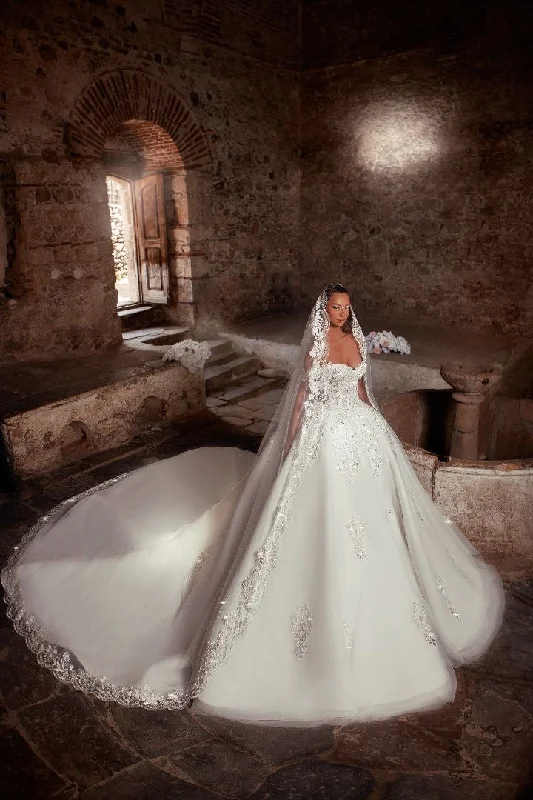 New Markdowns Galvanizing White Wedding Dress