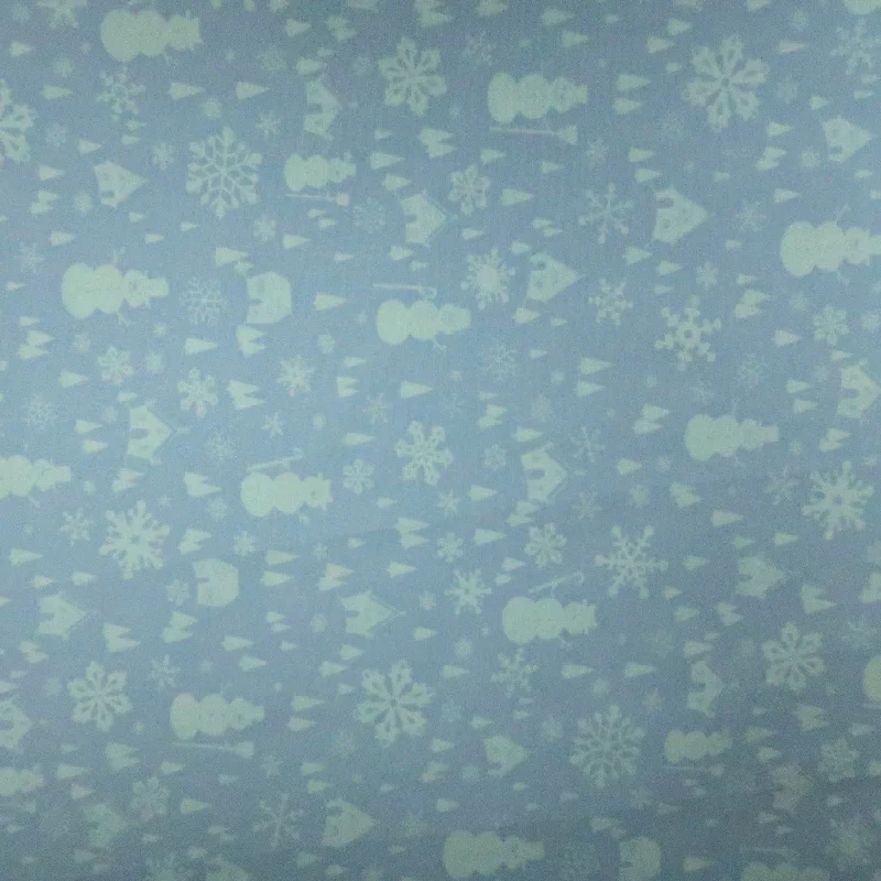 Unbeatable Prices Snowmen Printed Cotton Blended Broadcloth