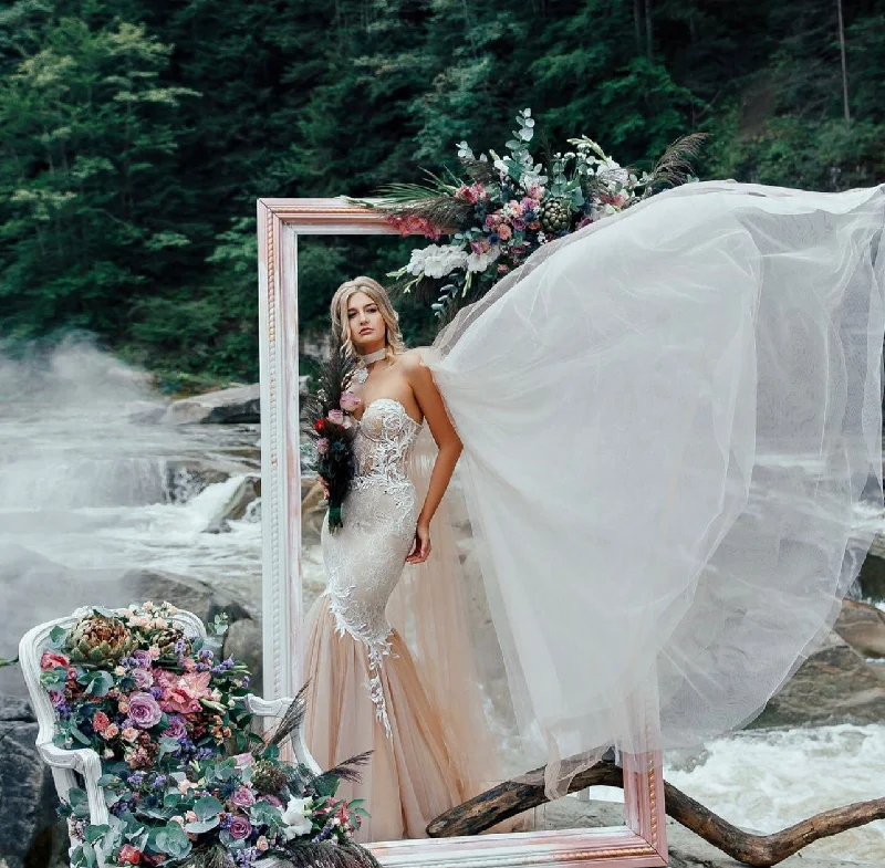 Referral Discount Bewitching Rose White Wedding Dress