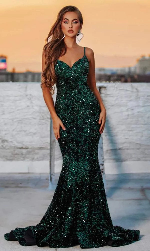 Deal of the Week Soft Green Evening Dress