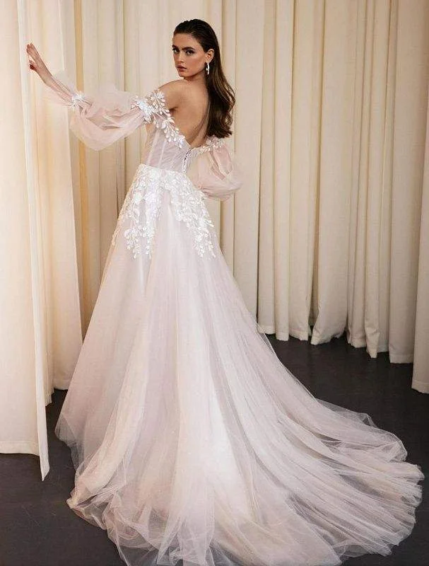 Big Discounts Pelican White Wedding Dress