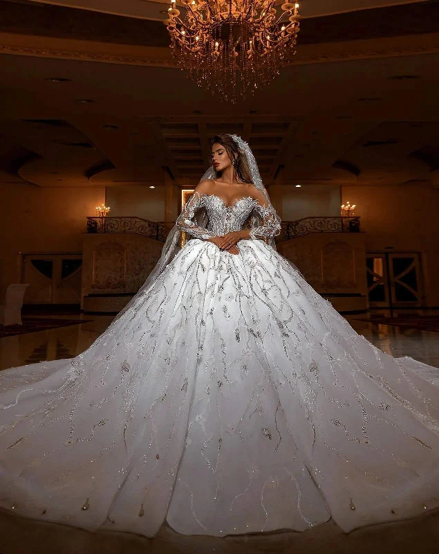Fantastic Offers Puffy Wedding Ball Gown White