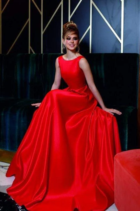 Clearance Sale Rich Weed Red Evening Dress