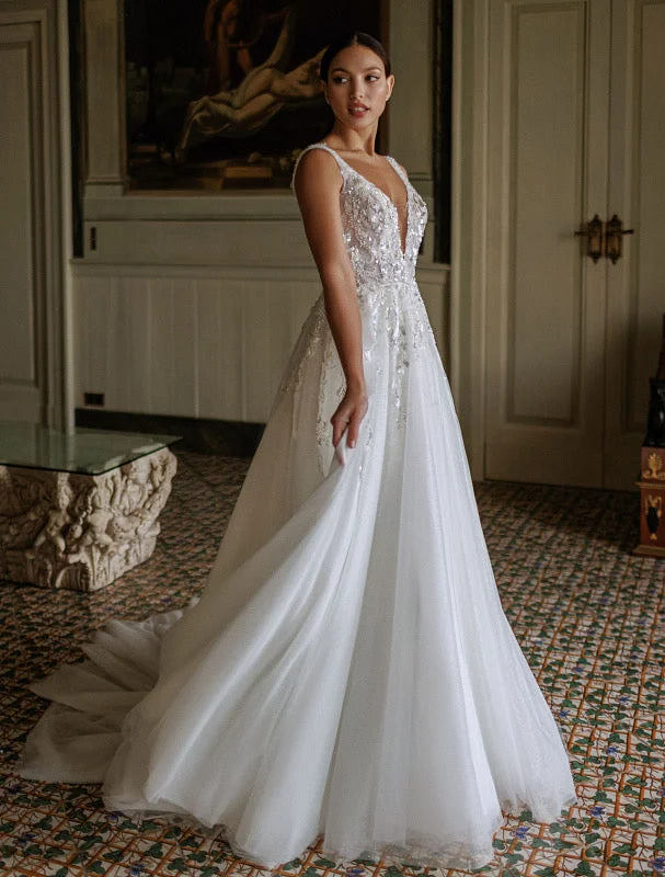 Clearance Items Palatial White Wedding Dress