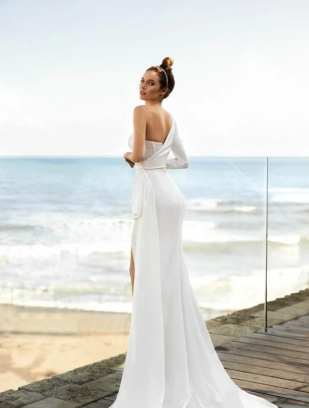 Value Deals Opulent White Wedding Dress