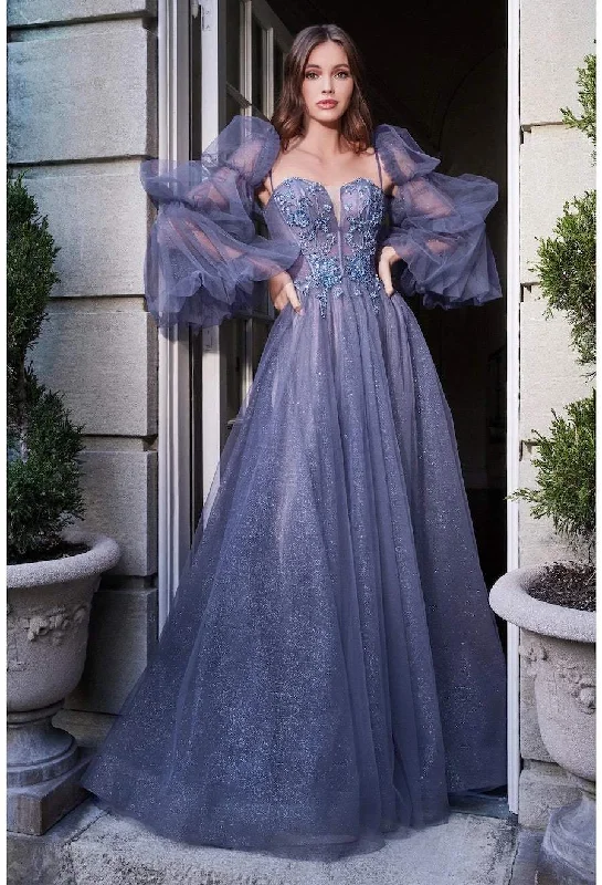 Crazy Deals Nuke Blue Evening Dress
