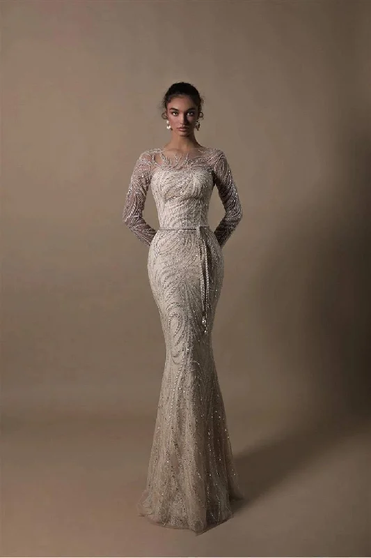 Great Deals Menshov Silver Evening Dress