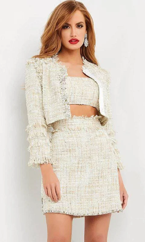 Special Savings Jovani - M1143 Woven Fabric Three Piece Set